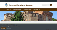 Desktop Screenshot of comune.castellazzonovarese.no.it